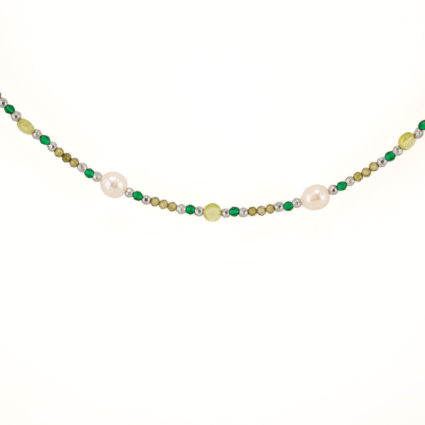 Collana Tina Verde Militare