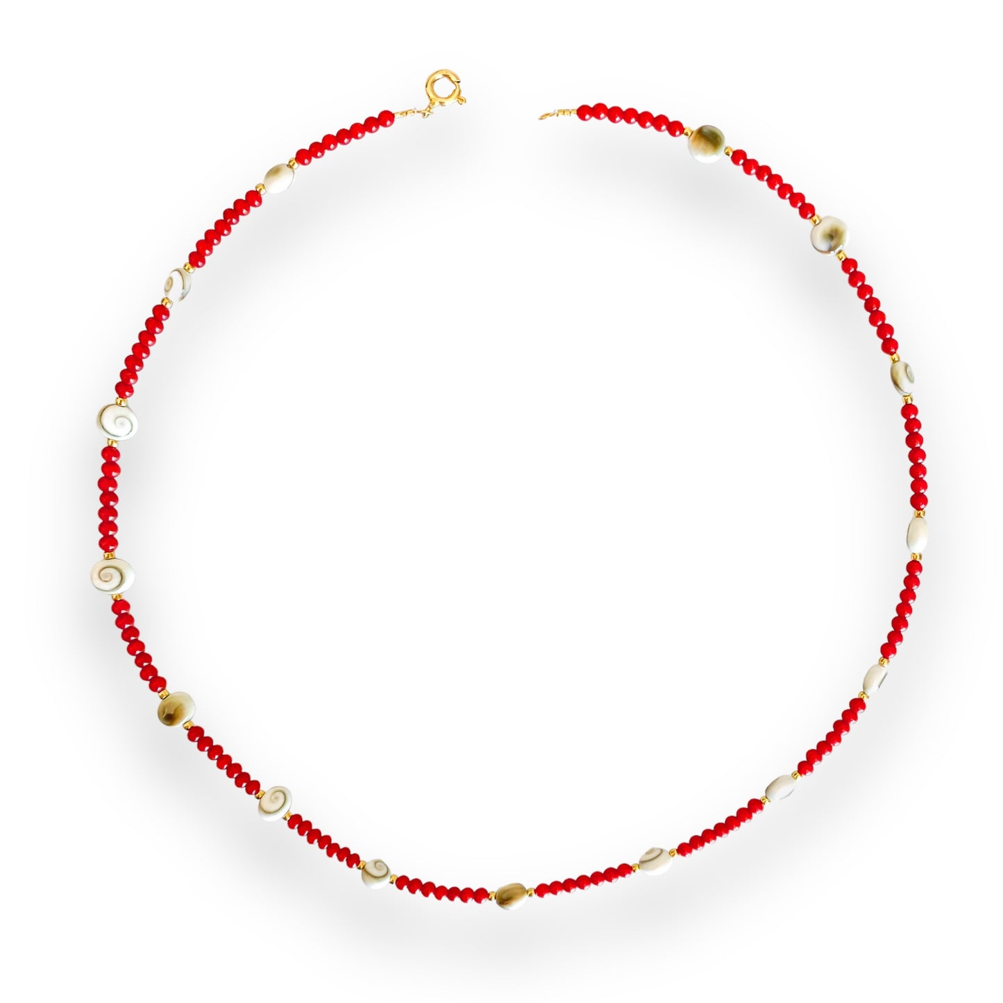 Collana Corallini e Occhio di Santa Lucia