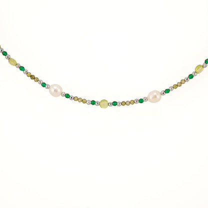 Collana Tina Verde Militare