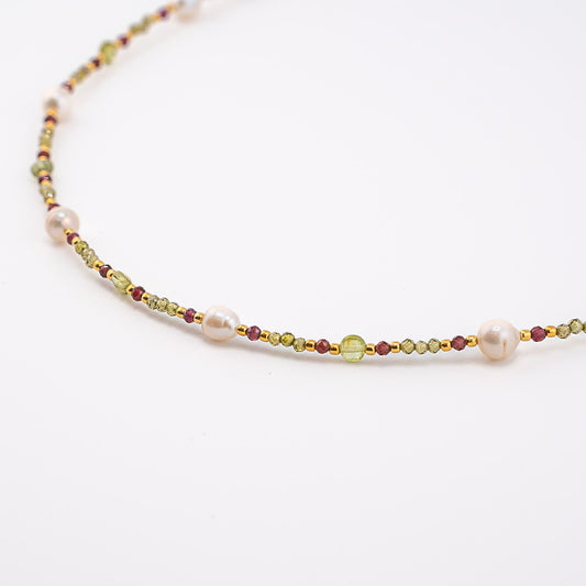 Collana Tina Verde Militare