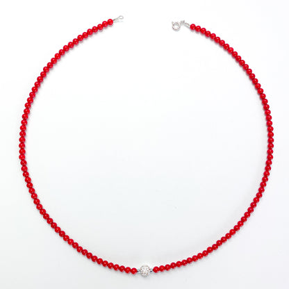 Collana Corallini Rossi e Punto Luce