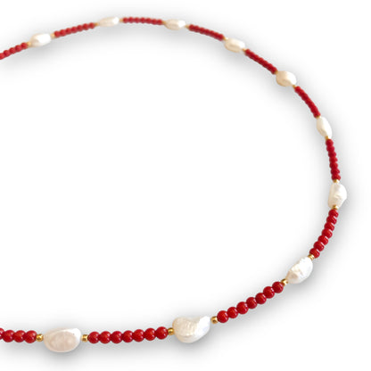 Collana Corallini e Perle