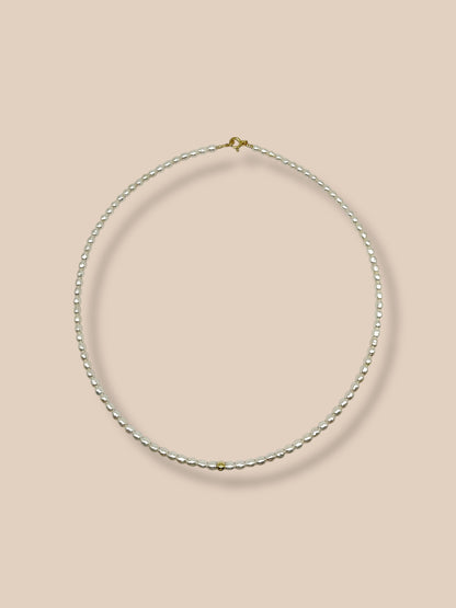 Collana Elise con nodo centrale