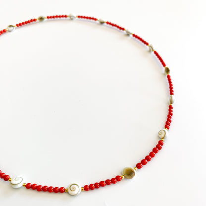 Collana Corallini e Occhio di Santa Lucia