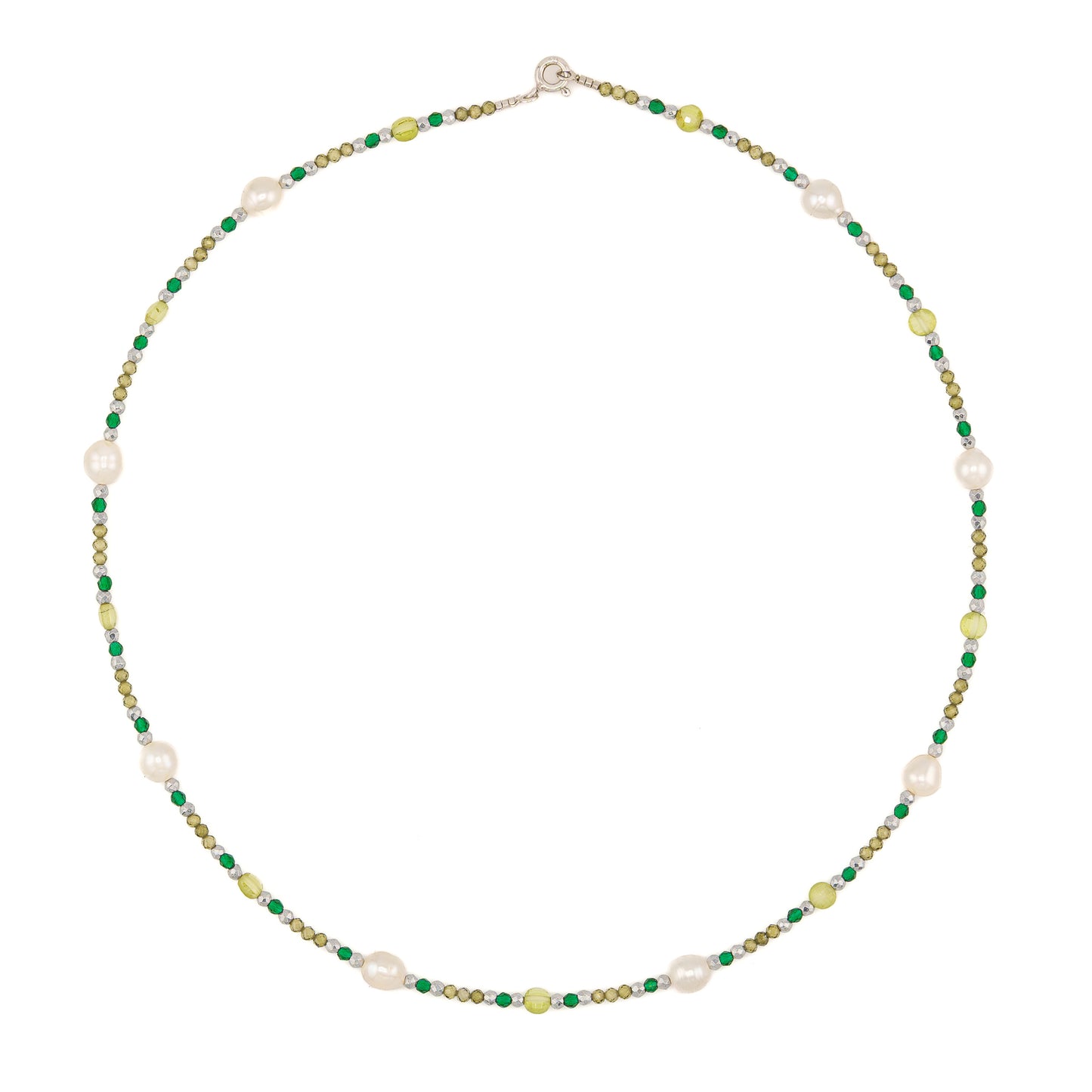 Collana Tina Verde Militare