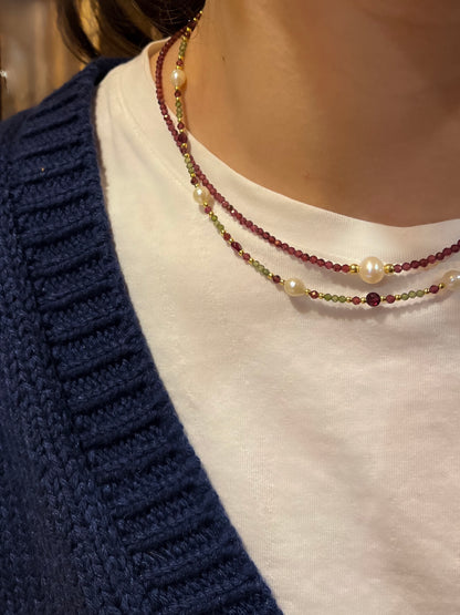 Collana Aura Granato