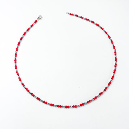 Collana Corallini ed Ematite