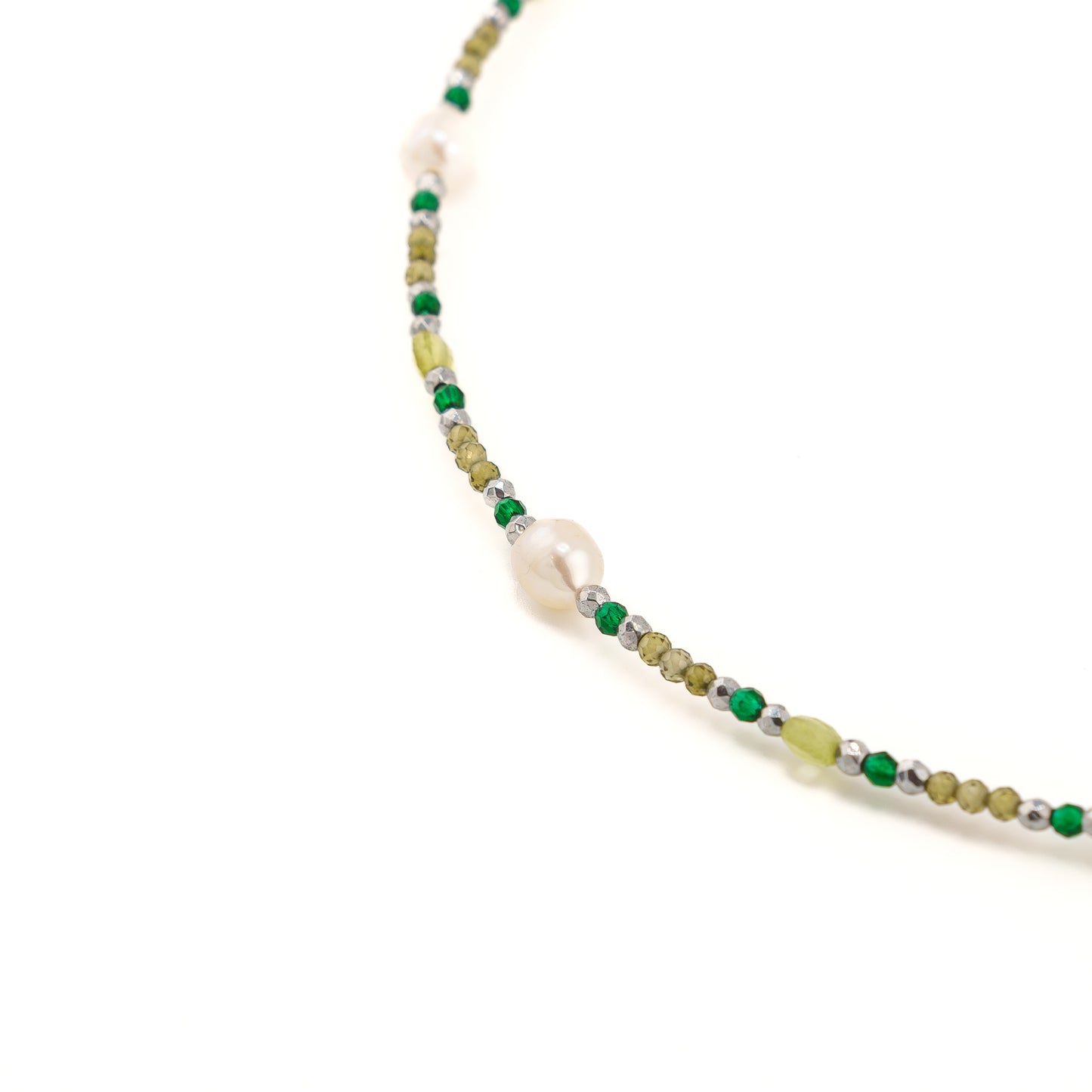 Collana Tina Verde Militare