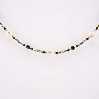 Collana Tina Ematite