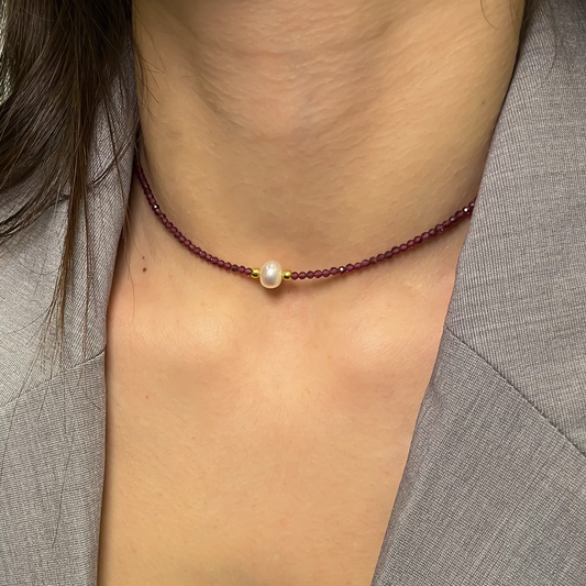 Collana Aura Granato