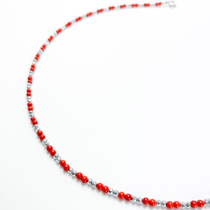Collana Corallini ed Ematite